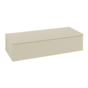 V&B Sideboard mit Frontstruktur Antao 120x26,8x50cm, WBP w. wal, si Gr m Lac