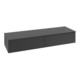 V&B Sideboard mit Frontstruktur Antao 160x26,8x50cm, WBP-farbe Lac, bla m Lac-1