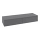 V&B Sideboard mit Frontstruktur Antao 160x26,8x50cm, WBP hon. Oa, A m Lac-1
