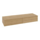 V&B Sideboard mit Frontstruktur Antao 160x26,8x50cm, WBP hon. Oa, hon. Oa-1