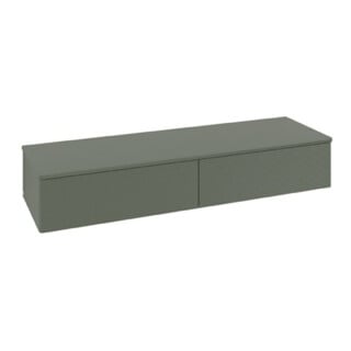 V&B Sideboard mit Frontstruktur Antao 160x26,8x50cm, WBP hon. Oa, le g. m Lac
