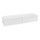 V&B Sideboard mit Frontstruktur Antao 160x26,8x50cm, WBP Lac, glo wh. Lac-1