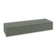 V&B Sideboard mit Frontstruktur Antao 160x26,8x50cm, WBP Lac, lea gre. m Lac-1