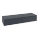 V&B Sideboard mit Frontstruktur Antao 160x26,8x50cm, WBP w. wal, md bl. m Lac-1