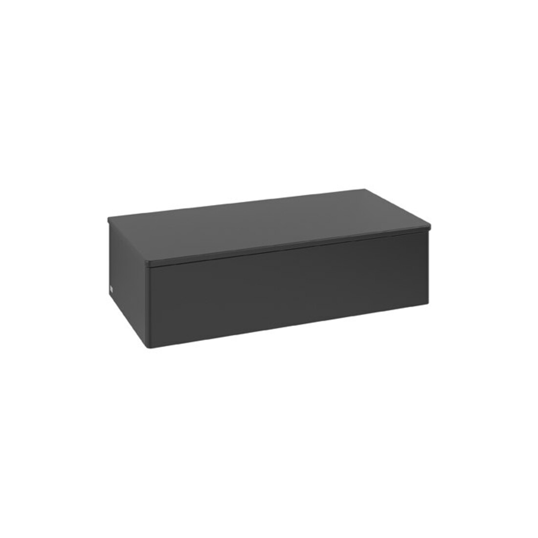V&B Sideboard ohne Frontstruktur Antao 100x26,8x50cm, WBP botti., bla m Lac