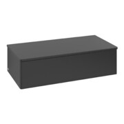 V&B Sideboard ohne Frontstruktur Antao 100x26,8x50cm, WBP-farbe Lac, bla m Lac
