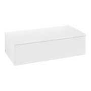 V&B Sideboard ohne Frontstruktur Antao 100x26,8x50cm, WBP-farbe Lac, wh. m Lac