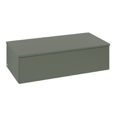 V&B Sideboard ohne Frontstruktur Antao 100x26,8x50cm, WBP Lac, lea gre. m Lac