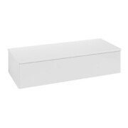 V&B Sideboard ohne Frontstruktur Antao 120x26,8x50cm, WBP botti., glo wh. Lac