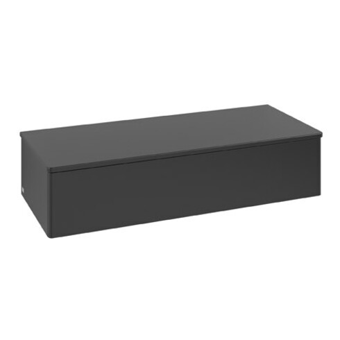 V&B Sideboard ohne Frontstruktur Antao 120x26,8x50cm, WBP-farbe Lac, bla m Lac