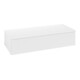 V&B Sideboard ohne Frontstruktur Antao 120x26,8x50cm, WBP-farbe Lac, wh. m Lac-1