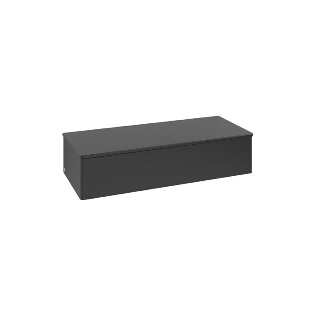 V&B Sideboard ohne Frontstruktur Antao 120x26,8x50cm, WBP hon. Oa, bla m Lac