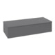 V&B Sideboard ohne Frontstruktur Antao 120x26,8x50cm, WBP Lac, Anthrac. m Lac-1