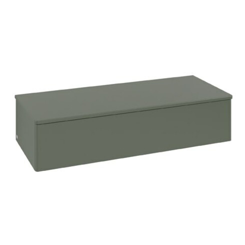 V&B Sideboard ohne Frontstruktur Antao 120x26,8x50cm, WBP Lac, lea gre. m Lac
