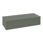 V&B Sideboard ohne Frontstruktur Antao 120x26,8x50cm, WBP w wal, lea gre. m Lac