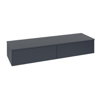 V&B Sideboard ohne Frontstruktur Antao 160x26,8x50cm, WBP botti., md bl. m Lac