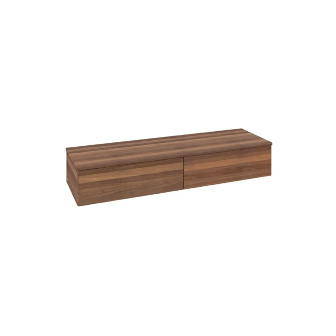 V&B Sideboard ohne Frontstruktur Antao 160x26,8x50cm, WBP-farbe hon. Oa, w. wal
