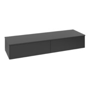 V&B Sideboard ohne Frontstruktur Antao 160x26,8x50cm, WBP-farbe Lac, bla m Lac