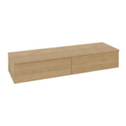 V&B Sideboard ohne Frontstruktur Antao 160x26,8x50cm, WBP hon. Oa, hon. Oa