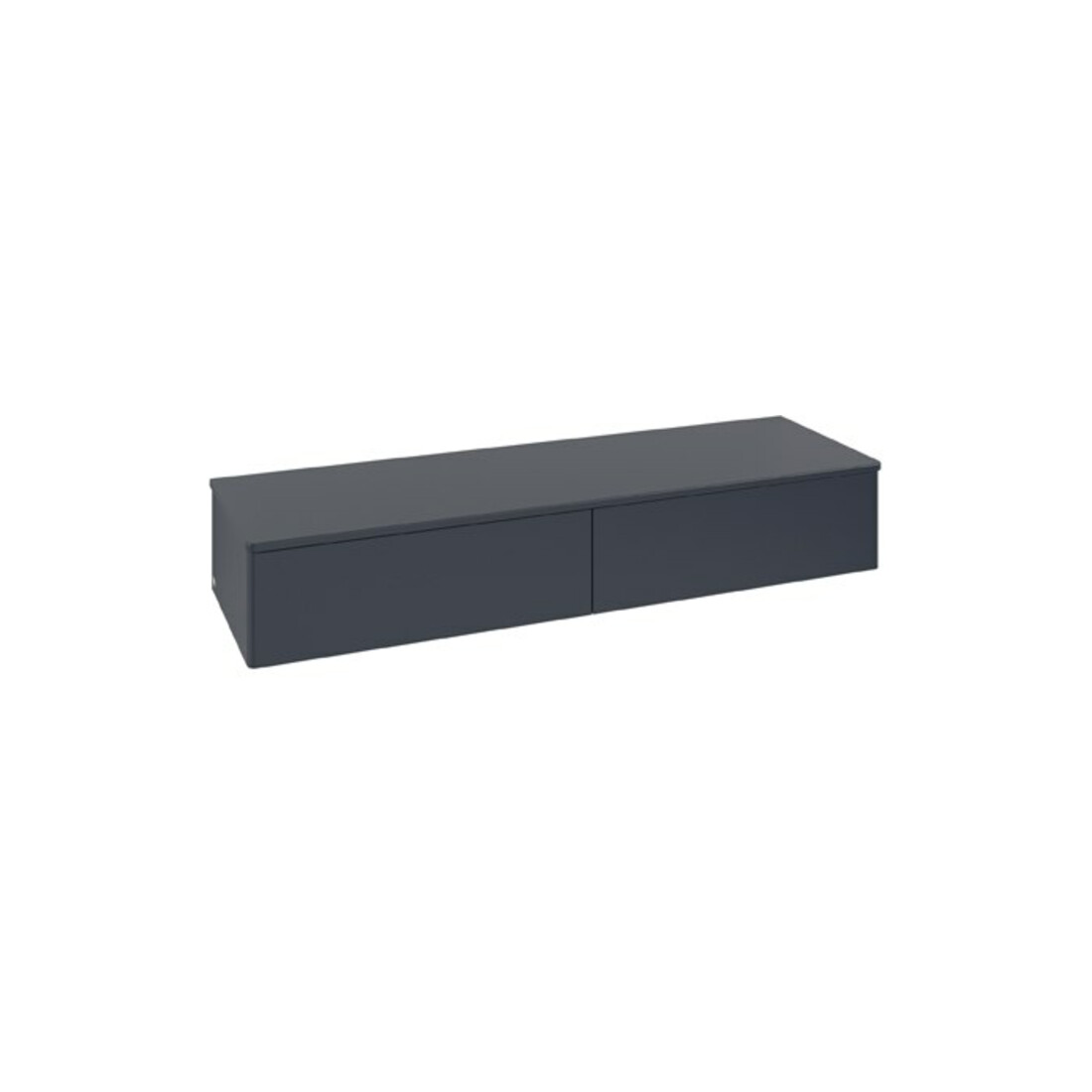 V&B Sideboard ohne Frontstruktur Antao 160x26,8x50cm, WBP Lac, md bl. m Lac