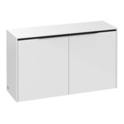 V&B Sideboard Subway 3.0 72,8x42,3x25,6cm, G volc bla, Brill. wh.