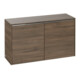 V&B Sideboard Subway 3.0 72,8x42,3x25,6cm, Gr. Alu gl, Ariz. oak-1