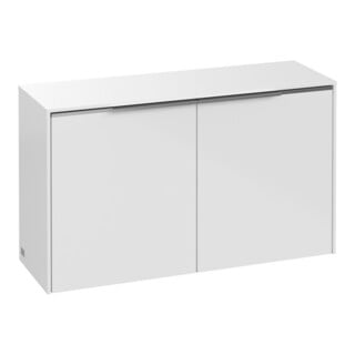 V&B Sideboard Subway 3.0 72,8x42,3x25,6cm, Gr. Alu gl, Brill. wh.