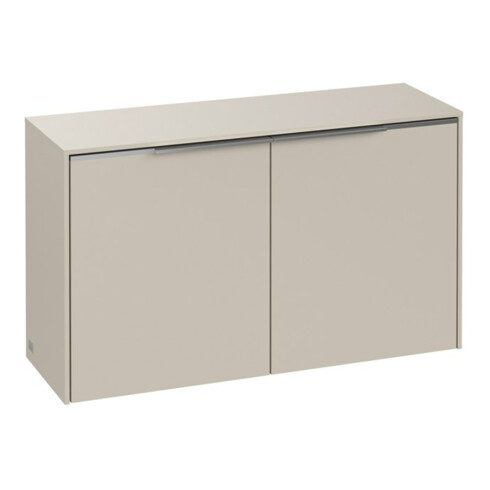 V&B Sideboard Subway 3.0 72,8x42,3x25,6cm, Gr. Alu gl, cashm grey