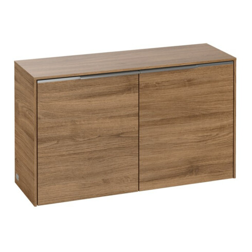 V&B Sideboard Subway 3.0 72,8x42,3x25,6cm, Gr. Alu gl, kansas oak