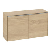 V&B Sideboard Subway 3.0 72,8x42,3x25,6cm, Gr. Alu gl, nordic oak