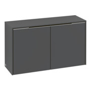 V&B Sideboard Subway 3.0 72,8x42,3x25,6cm, Gr. volc bla, bla oak
