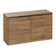V&B Sideboard Subway 3.0 72,8x42,3x25,6cm, Gr. volc bla, Kan oak-1