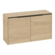 V&B Sideboard Subway 3.0 72,8x42,3x25,6cm, Gr. volc bla, Nord oak-1