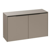 V&B Sideboard Subway 3.0 72,8x42,3x25,6cm, Gr. volc black, taupe