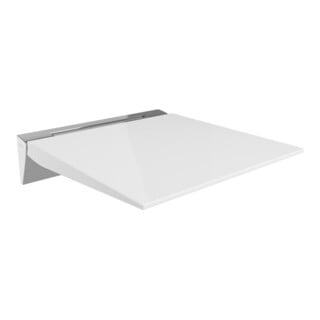 V&B Siège rabattable de douche Vicare Universal 35,5x37 cm, aluminium