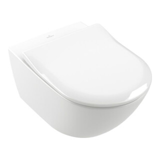 V&B Slimseat Subway 2.0 WC-Siège m Quick Rel./Softcl., charnière ES, blanc