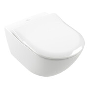 V&B Slimseat Subway 2.0 WC-Siège m Quick Rel./Softcl., charnière ES, blanc