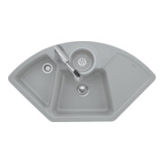 V&B Solo Évier d'angle, noir pur