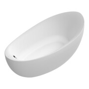 V&B Sonderform-Badewanne AVEO 190x95cm, freist., m Sch., stone white