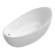V&B Sonderform-Badewanne AVEO 190x95cm, freist., rd-l, m Trio, st. wh.-1