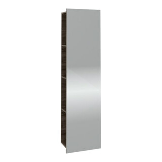V&B Spiegel étagère Subway 3.0 45x170x30 cm, avec étagère à gauche, chêne pierre