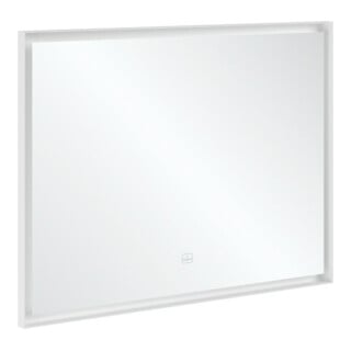 V&B Spiegel Subway 3.0 Alu-Rahmen, 100x75x4,75cm, weiß matt