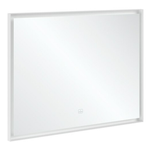 V&B Spiegel Subway 3.0 Alu-Rahmen, 100x75x4,75cm, weiß matt