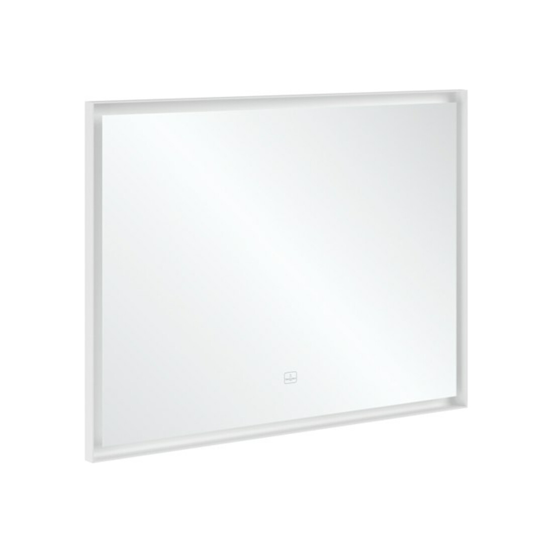 V&B Spiegel Subway 3.0 Alu-Rahmen, 100x75x4,75cm, weiß matt