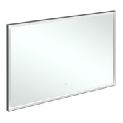 V&B Spiegel Subway 3.0 Alu-Rahmen, 120x75x4,75cm, sw matt/we ma