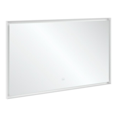 V&B Spiegel Subway 3.0 Alu-Rahmen, 130x75x4,75cm, weiß matt