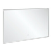 V&B Spiegel Subway 3.0 Alu-Rahmen, 130x75x4,75cm, weiß matt