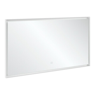 V&B Spiegel Subway 3.0 Alu-Rahmen, 140x75x4,75cm, weiß matt