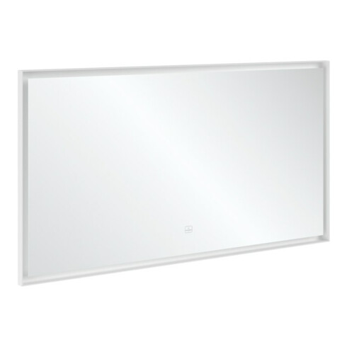 V&B Spiegel Subway 3.0 Alu-Rahmen, 140x75x4,75cm, weiß matt