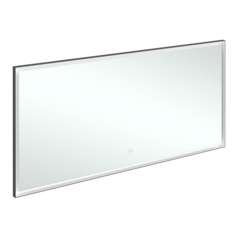 V&B Spiegel Subway 3.0 Alu-Rahmen, 160x75x4,75cm, sw matt/we ma
